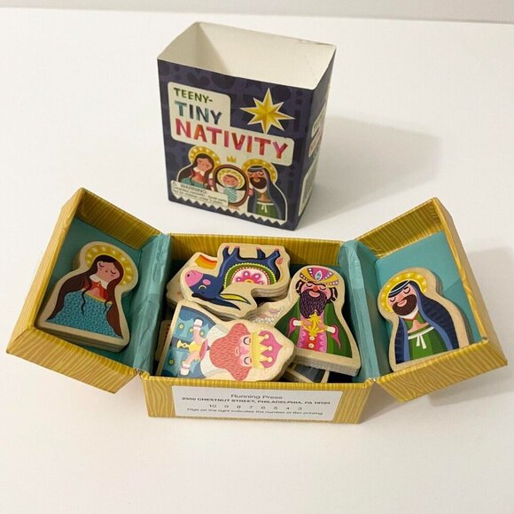 Teeny Tiny Nativity by Running Press Miniature Nativity - Picture 1 of 16